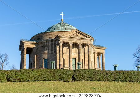 An image of the mausoleum at Rotenberg Germany near Stuttgart