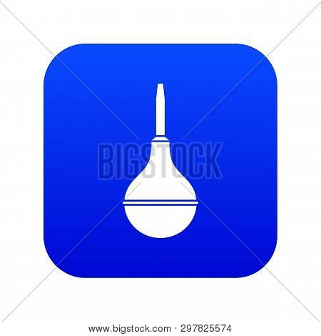 Medical Pear Icon Digital Blue For Any Design Isolated On White Vector Illustration