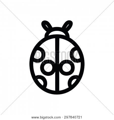 cute ladybug icon symbol