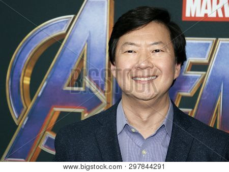 Ken Jeong at the World premiere of 'Avengers: Endgame' held at the LA Convention Center in Los Angeles, USA on April 22, 2019.