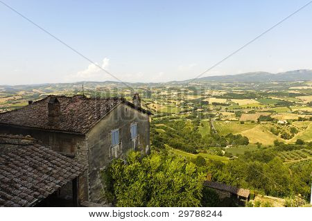 Paisaje en Umbría, cerca de Todi