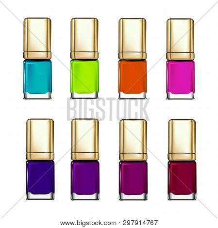 Vector Design Elements For Infographic, Web, Internet, Presentation. Cosmetics For Women And Girls.v