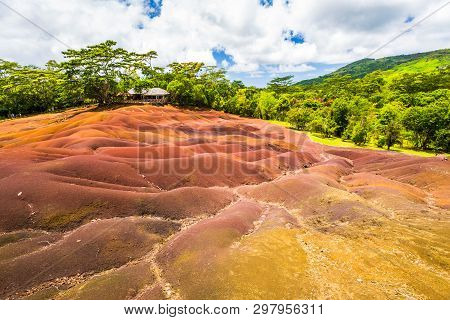 Seven Colored Earth, Chamarel, Mauritius Island, Indian Ocean