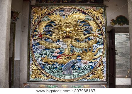 Interior Design And Decoration For People Visit Guandi Shrine And Jinping Temple Of The Queen Of Hea