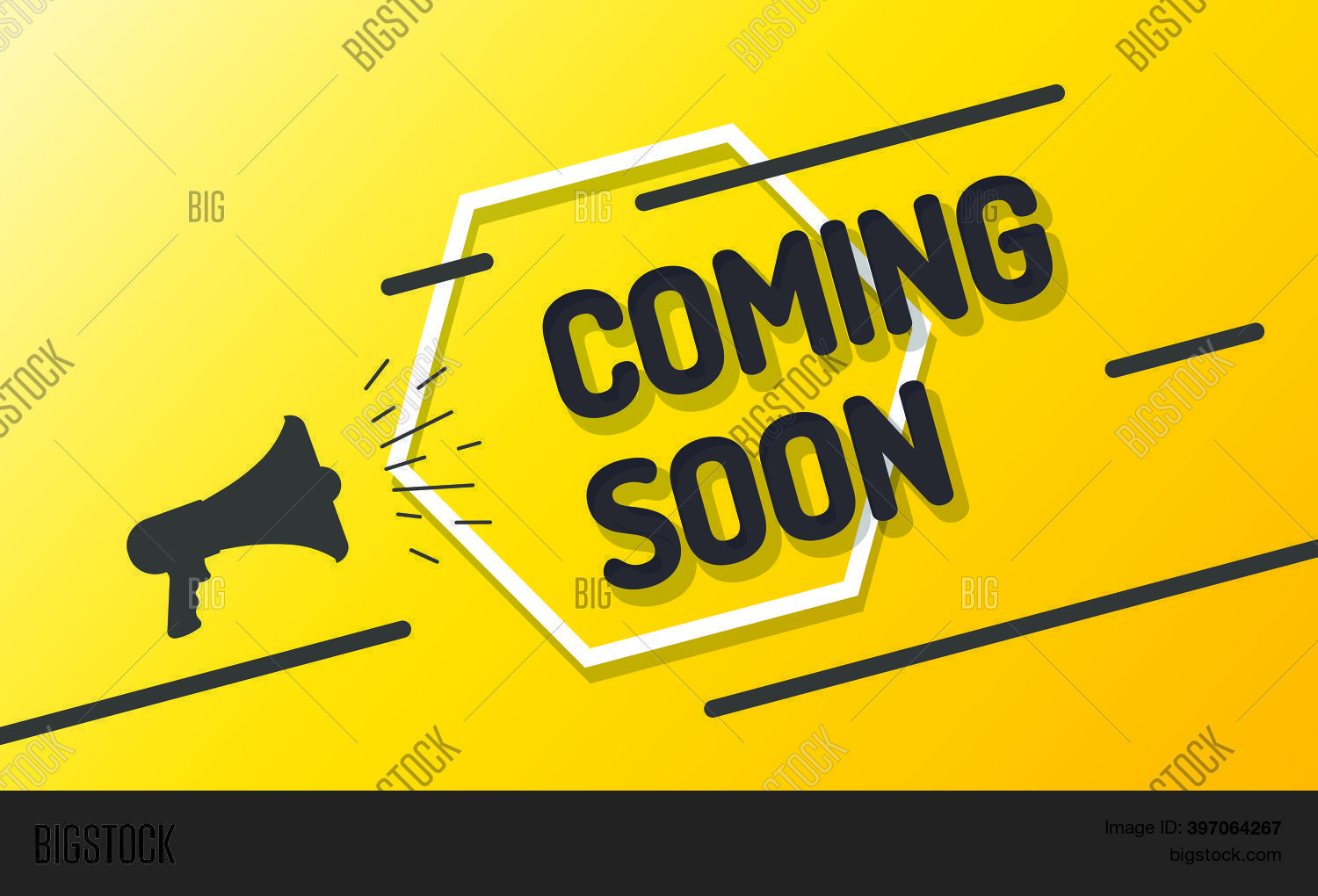 Banner Coming Soon Vector & Photo (Free Trial) | Bigstock