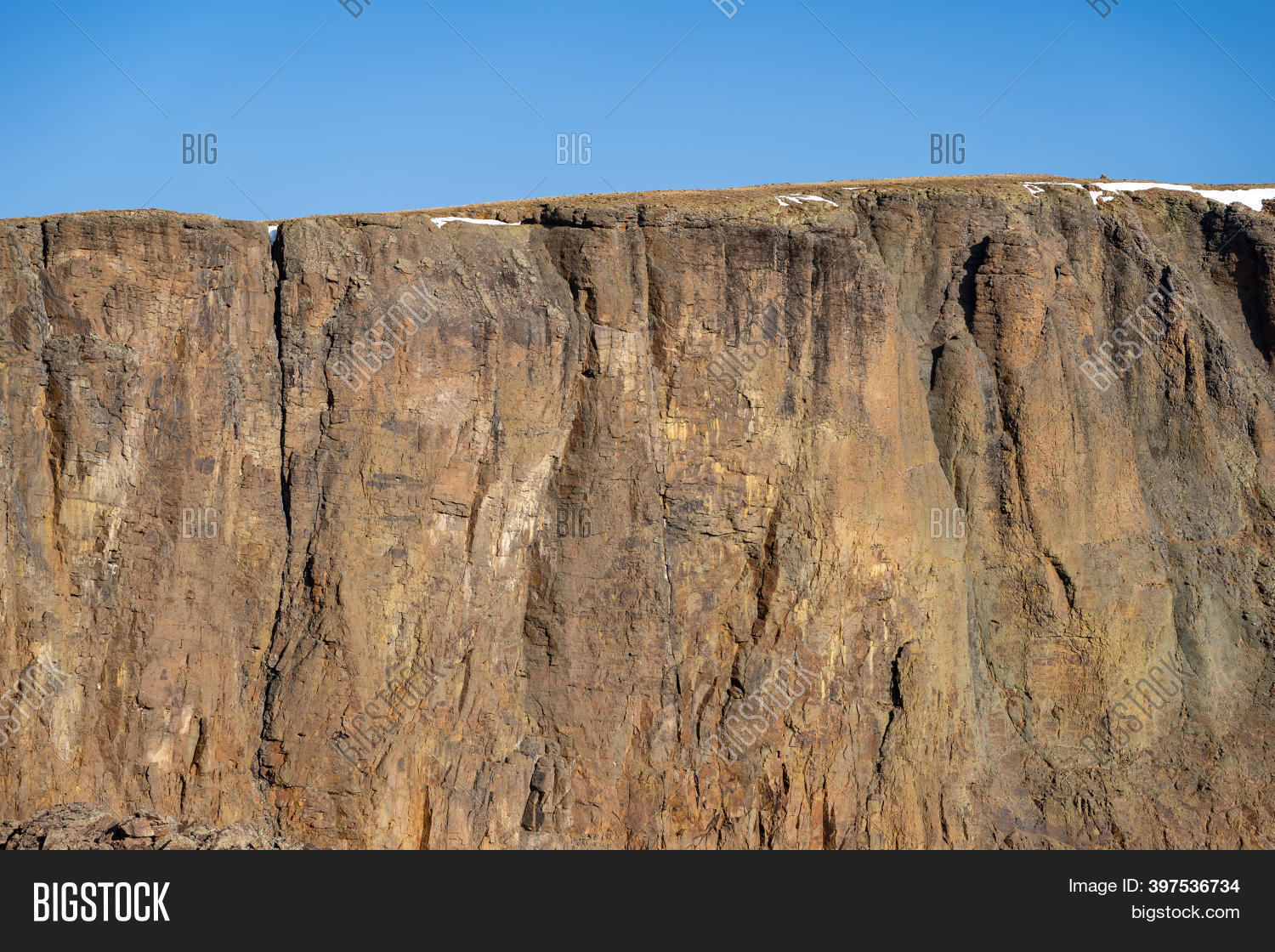 Steep Cliff Along Image & Photo (Free Trial) Bigstock
