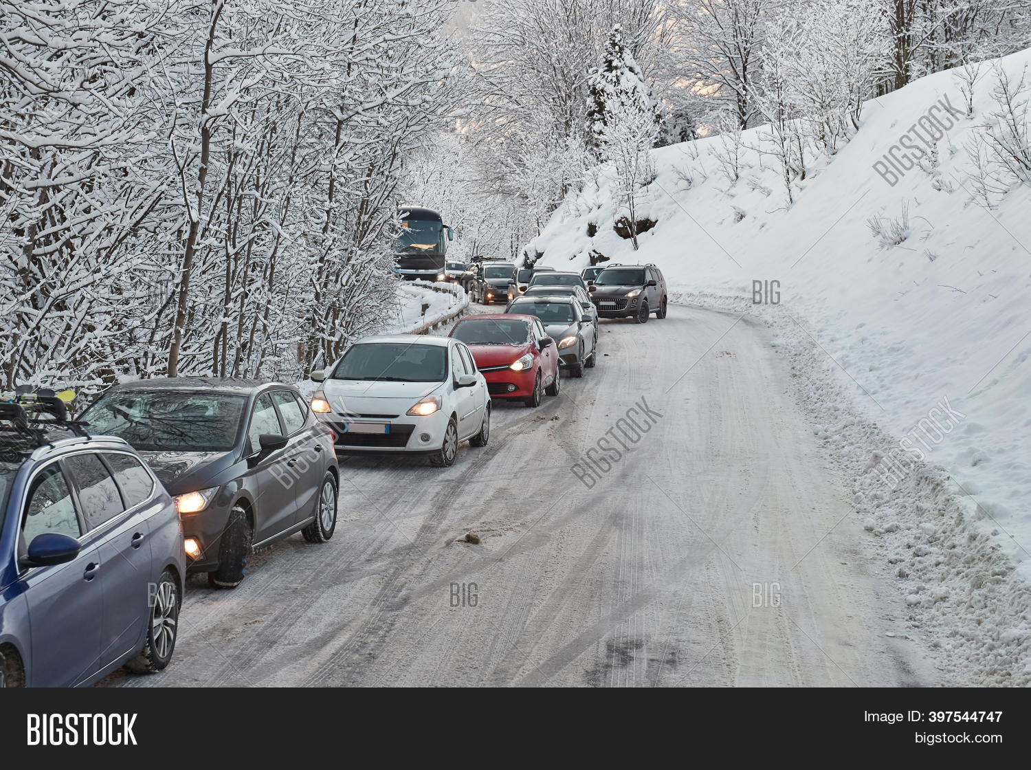 Cars After Blizzard On Image & Photo (Free Trial) Bigstock