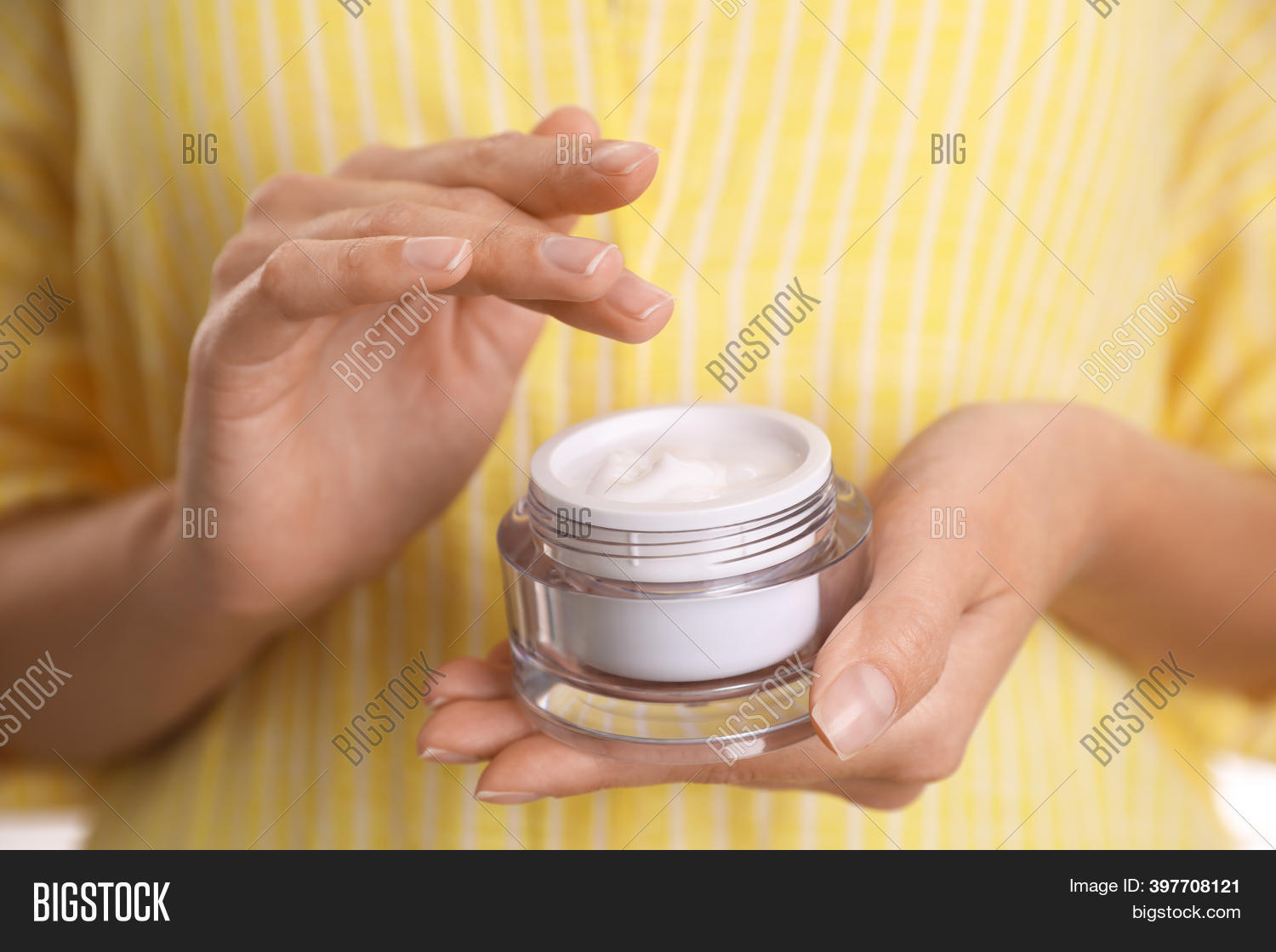 Woman Jar Moisturizing Image & Photo (Free Trial) Bigstock