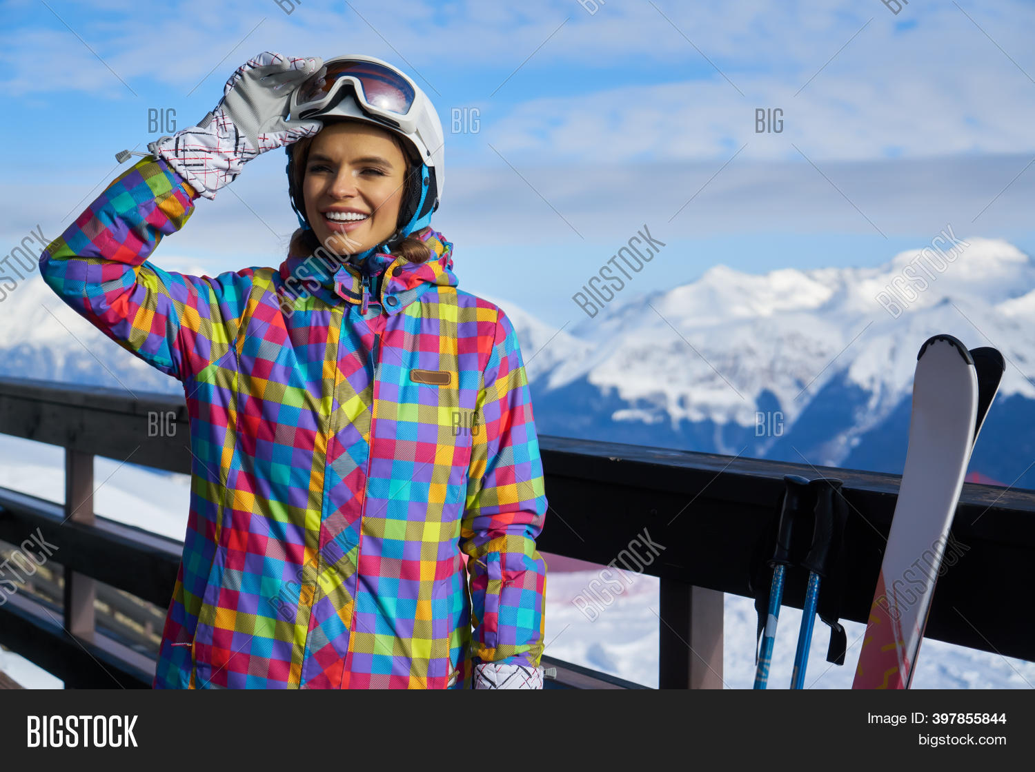 Woman Skier Wearing Image & Photo (Free Trial) Bigstock
