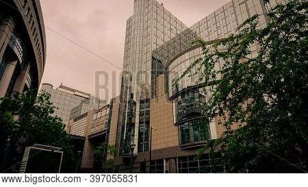 Brussels, Belgium - May 12, 2018: European Parliament - Liaison Office In Belgium