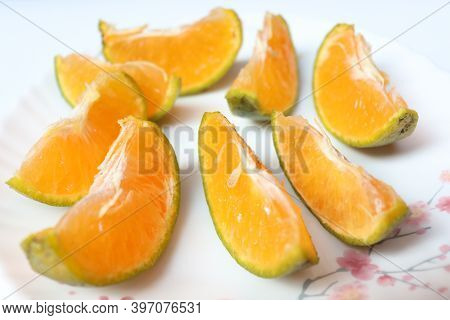 Tasty And Healthy Tangerines Stock