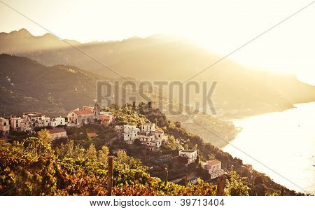 Ravello on Amalfin rannikko, Italia.