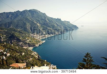 Ravello on Amalfin rannikko, Italia.