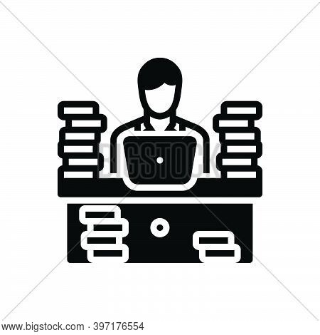 Black Solid Icon For Much Plenty Overmuch More More-than Anxiety Conceptual Education Employee Books