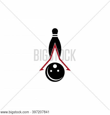 Bowling Logo Stock Vector Sport Template Illustration
