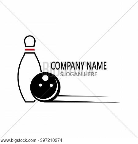 Bowling Logo Stock Vector Sport Template Illustration