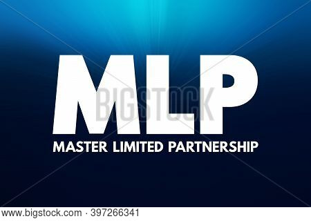 Mlp - Master Limited Partnership Acronym, Business Concept Background