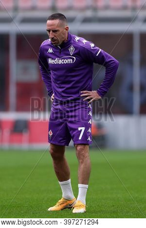 Milano, Italy. 29th November 2020. Franck Ribery Of Acf Fiorentina    During The Serie A Match Beetw