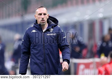 Milano, Italy. 29th November 2020. Franck Ribery Of Acf Fiorentina    During The Serie A Match Beetw