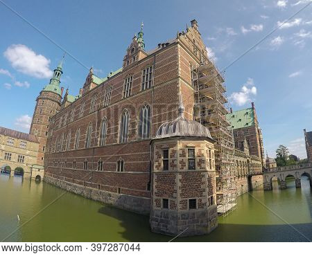 Panoramic View From Rosenborg Castle, Copenhague, Denmark, July 2019