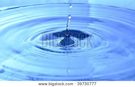 Goutte d'eau se bouchent