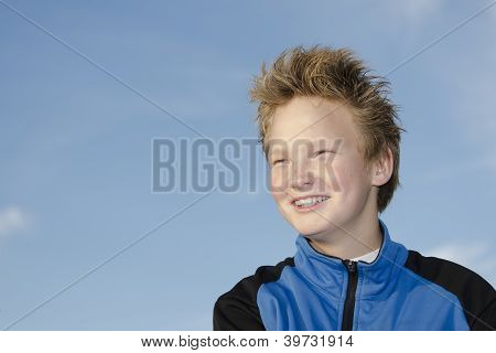 Jongere lachen