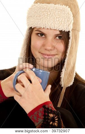 Lille smil varm drik