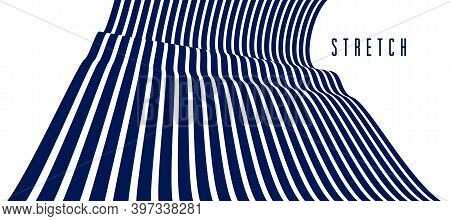 Geometric Backgrounds With Minimal Parallel 3D Lines Vector Abstract Illustration, Dimensional Desig