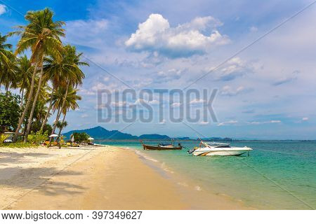 Tropical Beach At Koh Mook (koh Muk) Island, Thailand