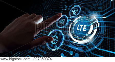 Business, Technology, Internet And Network Concept. Lte Abbreviation, Modern Technology Concept.