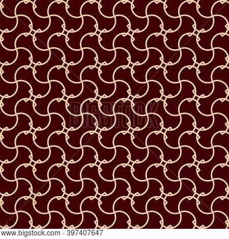 Vector Seamless Pattern. Modern Stylish Texture.linear Ornament Seamless Pattern. Repeating Abstract