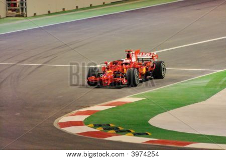 Kimi RäIkköNen'S Ferrari Car In 2008 F1