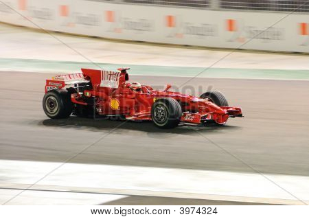 Kimi RäIkköNen'S Ferrari Car In 2008