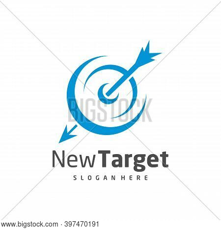 Target Logo Vector Template, Creative Target Logo Design Concepts, Icon Symbol, Illustration