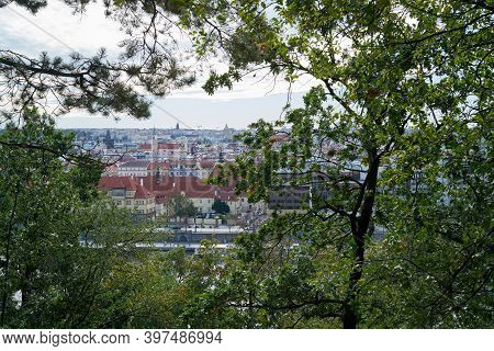 View From Letna Park To The Old Town Of Prague In The Czech Republic
