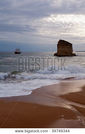 Algarve praia e navio
