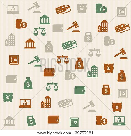 Finance seamless pattern