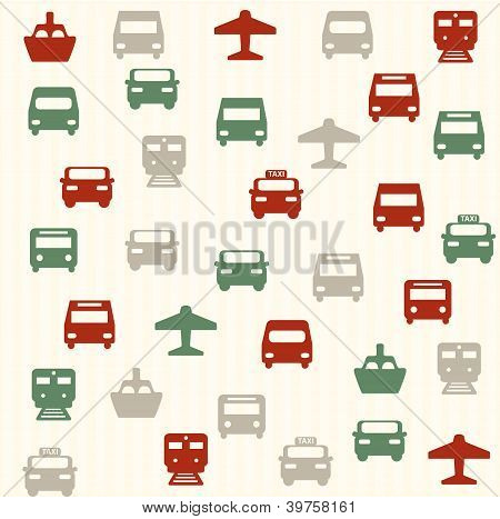 Transport seamless pattern