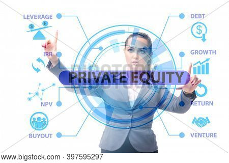 Private equity investment business concept