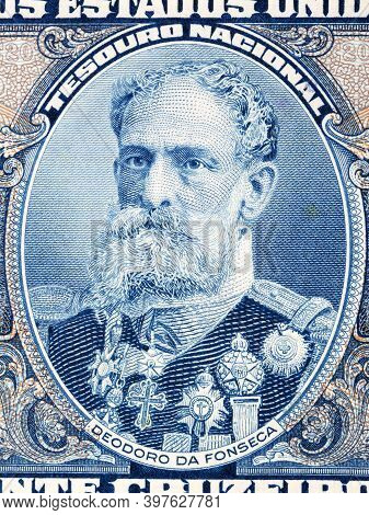 Manuel Deodoro Da Fonseca A Portrait From Old Brazilian Money