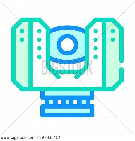 Laser Scanner Device Color Icon Vector Illustration