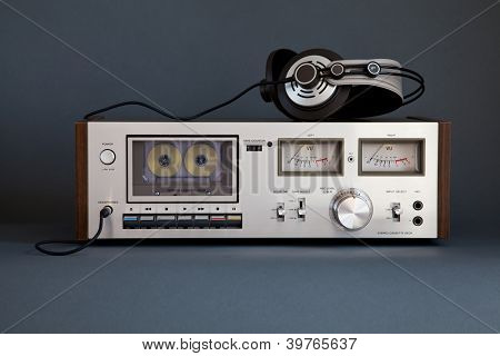 Stereo Cassette Deck cassetta analogica Vintage