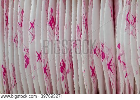 Hygienic Daily Ultra-thin Panty Liners On A White Background
