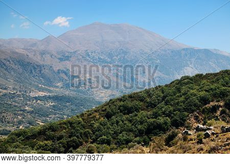 Mount Psiloritis. At 2,456 M (8,058 Feet), Psiloritis Is The Highest Mountain On Crete