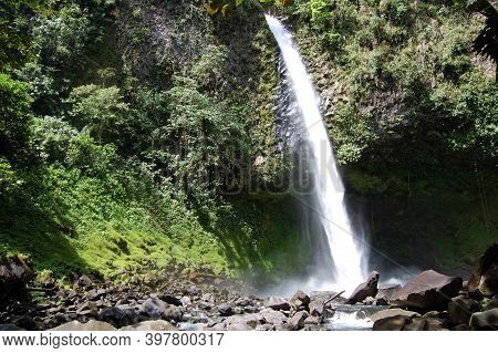 La Fortuna Waterfall In Central Costa Rica