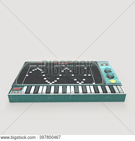 Sampler Box Isolated On White Background 3d Illustration