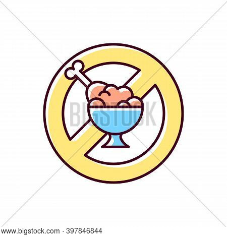 Fasting Rgb Color Icon. Practice Of Abstaining, Usually From Food And Drink. Religious Traditions Du