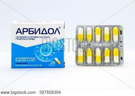 Arbidol Medical Product Umifenovir Is Russian Antiviral Drug Without Proven Effectiveness. Actively 