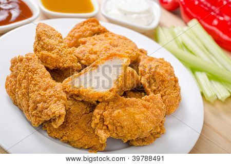 Nuggets de frango crocante