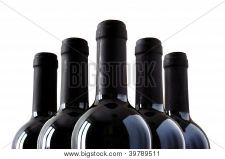 Flaschen feiner italienischer Rotwein